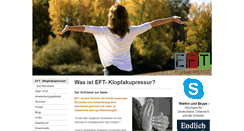 Desktop Screenshot of eft-klopfakupressur.de