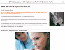 Tablet Screenshot of eft-klopfakupressur.de